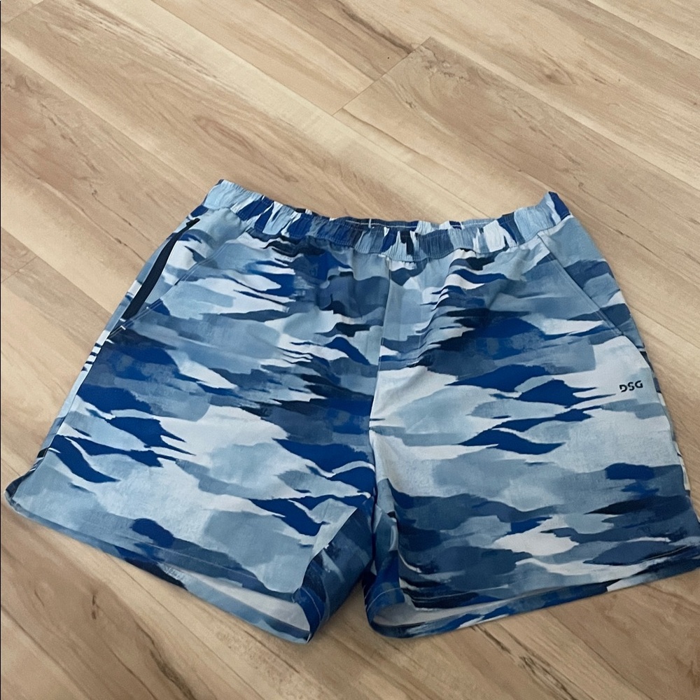 DSG Ocean Blue Camouflage Shorts